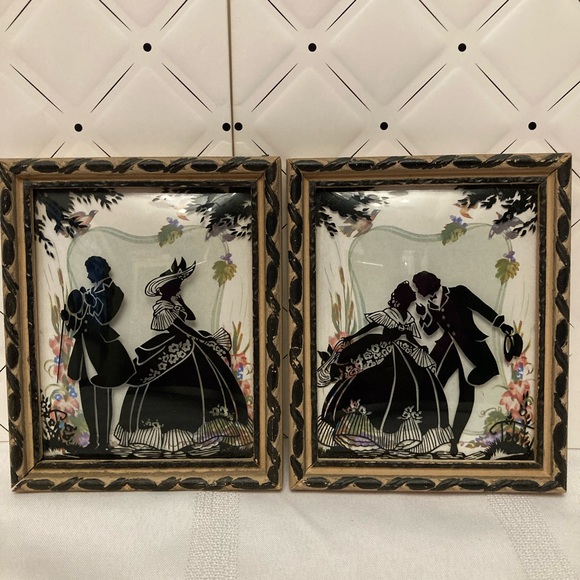 Other - Silhouette paintings pair